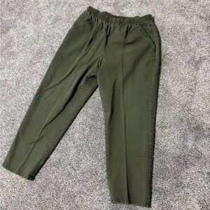 Vtg 90s Scandigirl Women's Olive Green Casual Pants